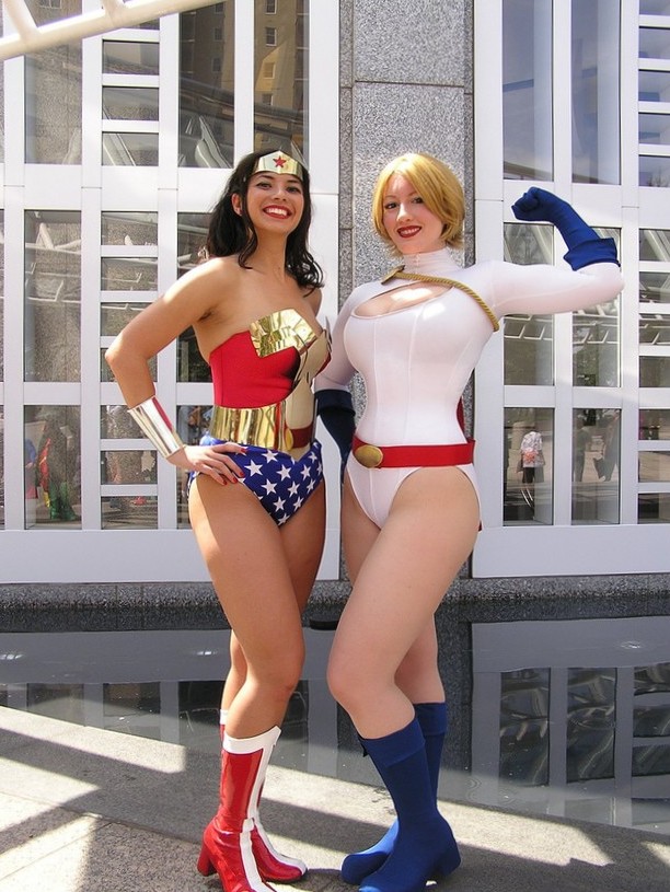 Power Girl and Wonder Woman